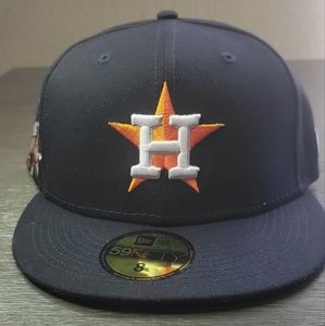 New Era Navy Houston Astros Cloud Icon 59FIFTY Fitted Cap 8